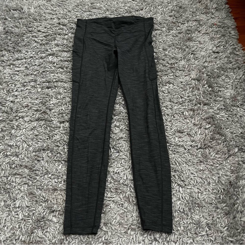 Lululemon speed up 28" grey leggings size 6